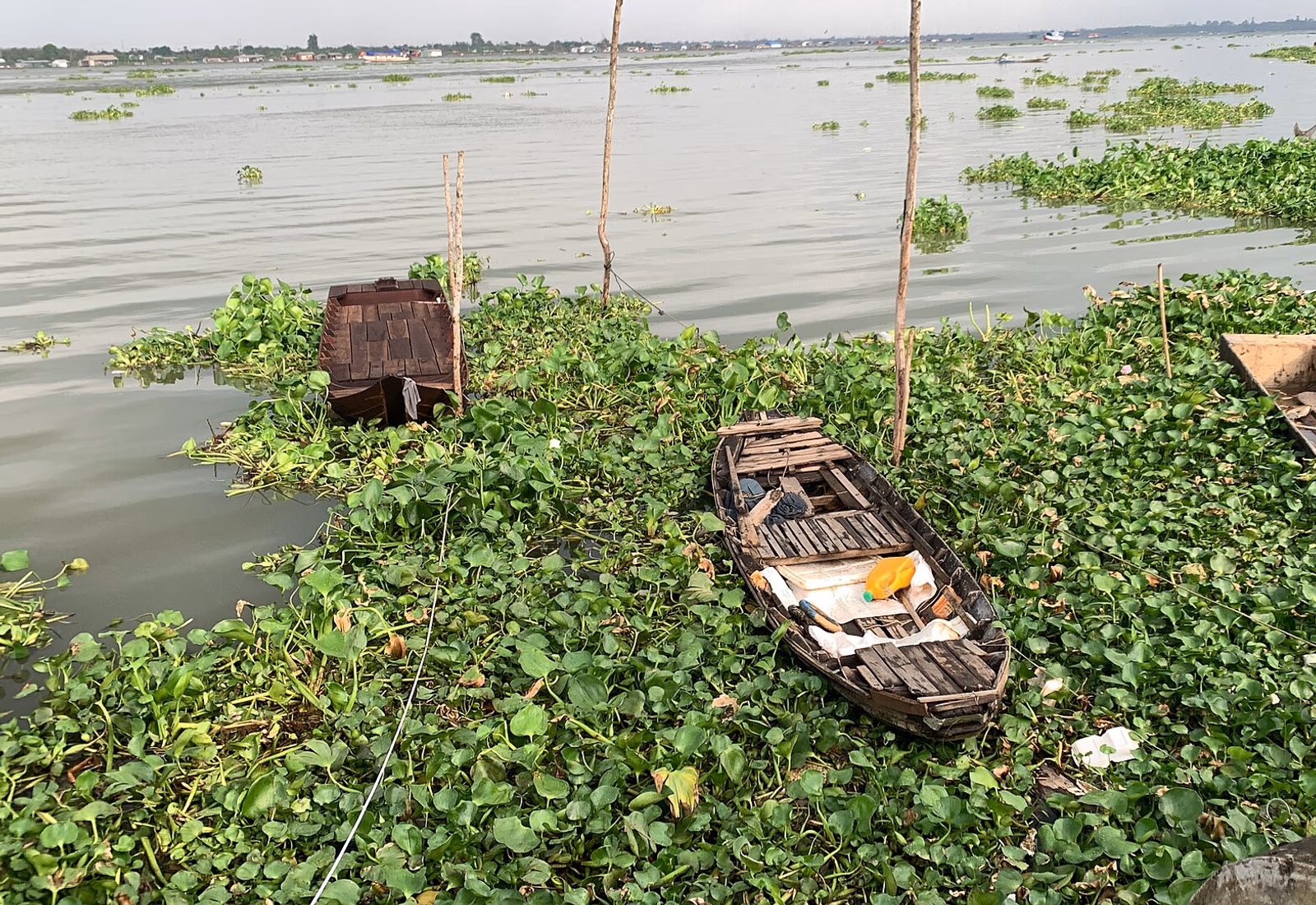 Bateau sur le Mékong près de Sa Đéc